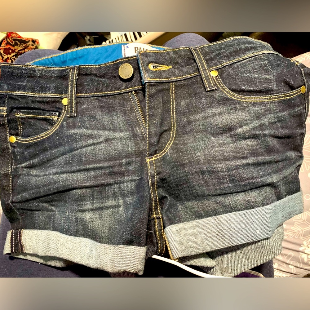 NWOT - PAIGE Jean Shorts size 24 with 2” inseam. Very cute! Retail $159 ask $50